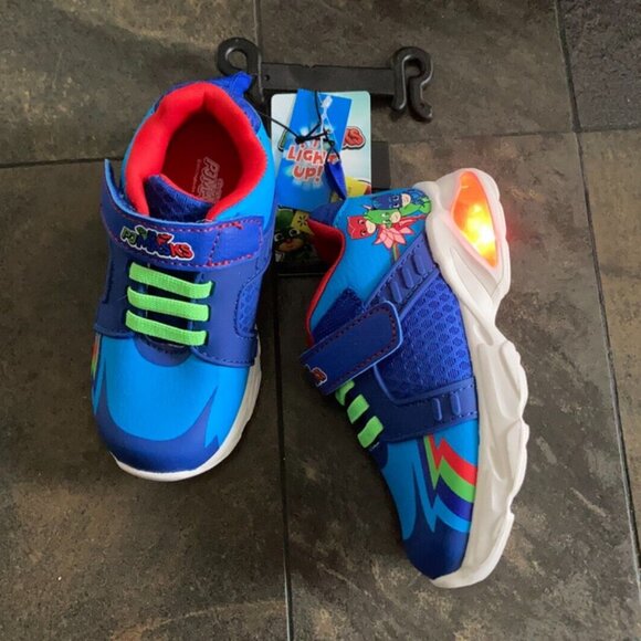 PJ Masks Toddler Little Kids Boy Girl Light Up Athletic Sneaker Shoes Size 7 New - Picture 3 of 6